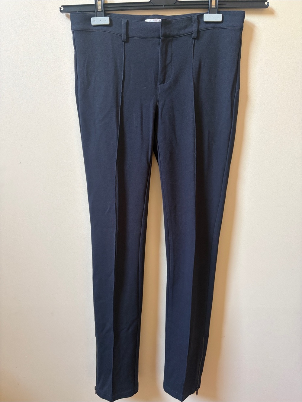 Romeo & Juliet Couture Black Leggings with Ankle Zippers